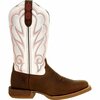 Durango Lady Rebel Pro Women's White Ventilated Western Boot, TRAIL BROWN/WHITE, W, Size 9 DRD0392